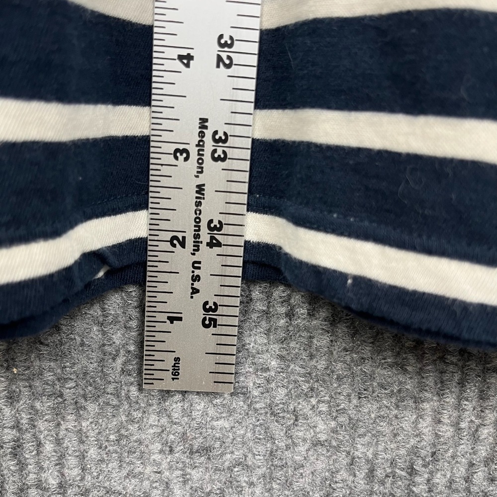 Monrow T-Shirt Dress Womens M Breton Stripe Preppy Coastal USA Made Clean‎ Girl - Picture 9 of 9